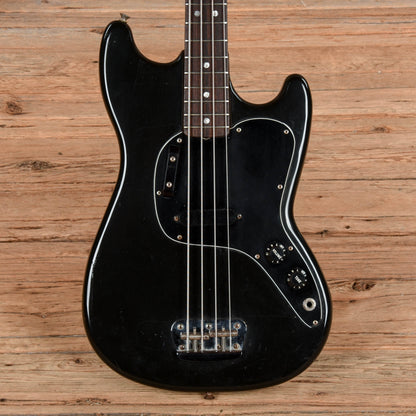 Fender Musicmaster Bass Black 1978 Bass Guitars / 4-String