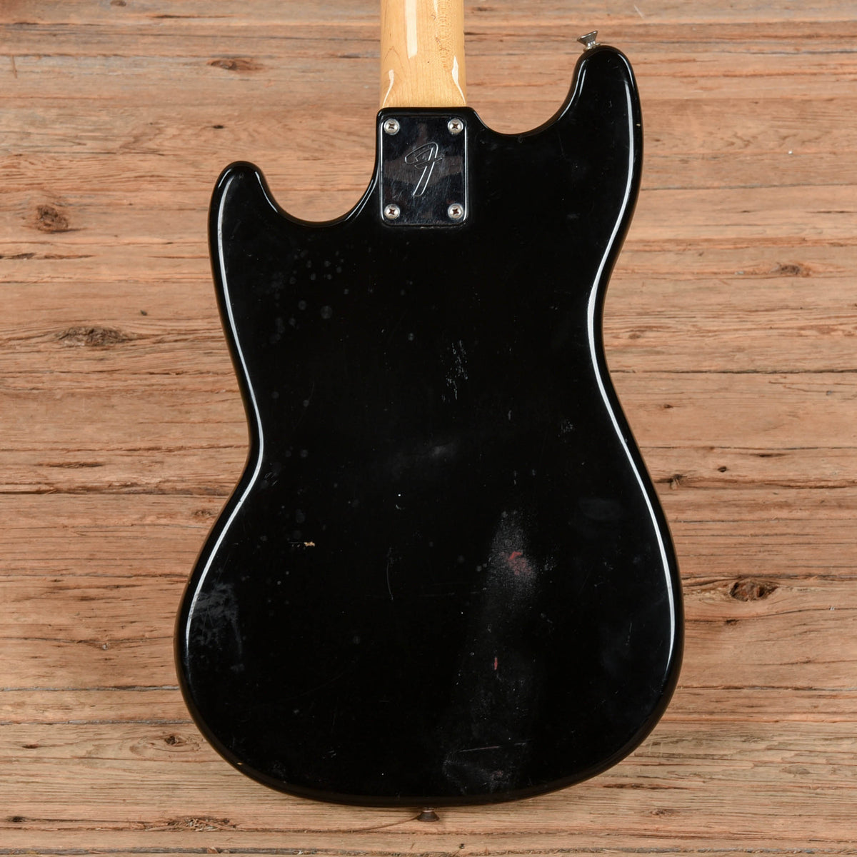 Fender Musicmaster Bass Black 1978 Bass Guitars / 4-String
