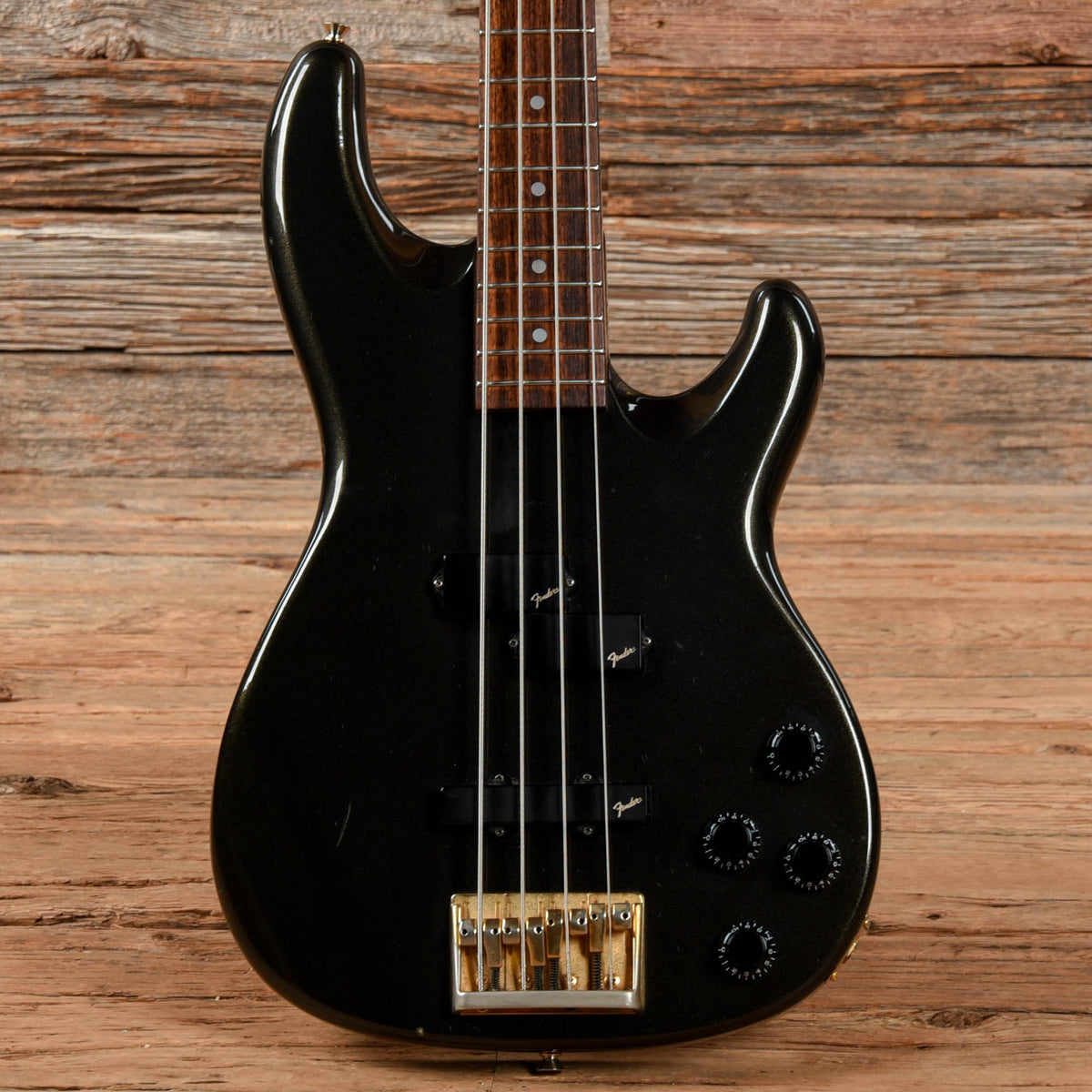 Fender Precision Bass Lyte Charcoal Metallic 1989 Bass Guitars / 4-String
