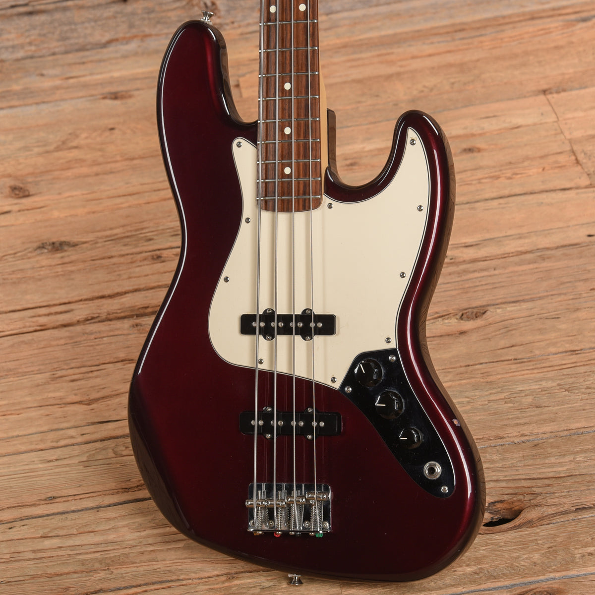 Fender Standard Jazz Bass Midnight Wine 2006 Bass Guitars / 4-String