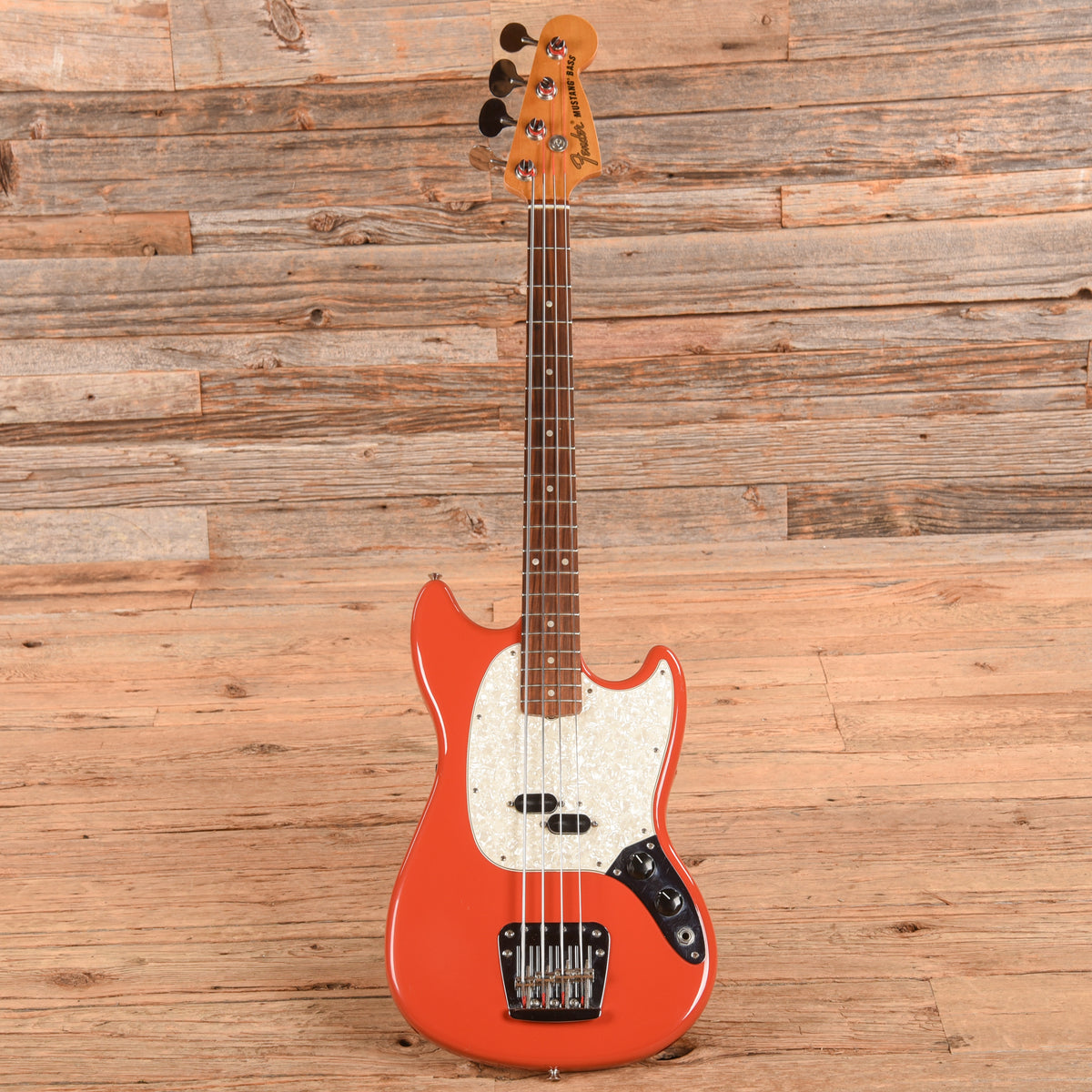 Fender Vintera '60s Mustang Bass Fiesta Red 2019 Bass Guitars / 4-String