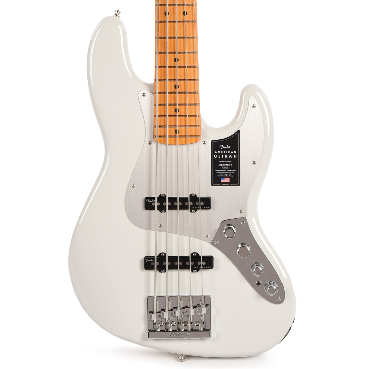 Fender American Ultra II Jazz Bass V Avalanche Bass Guitars / 5-String or More