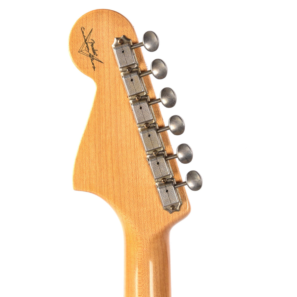 Fender Custom Shop 1962 Bass VI Ash Journeyman Relic Aged Natural Blonde Bass Guitars / 5-String or More