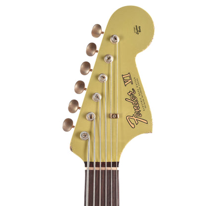 Fender Custom Shop 1962 Bass VI Heavy Relic Super Aged Appliance Green Bass Guitars / 5-String or More