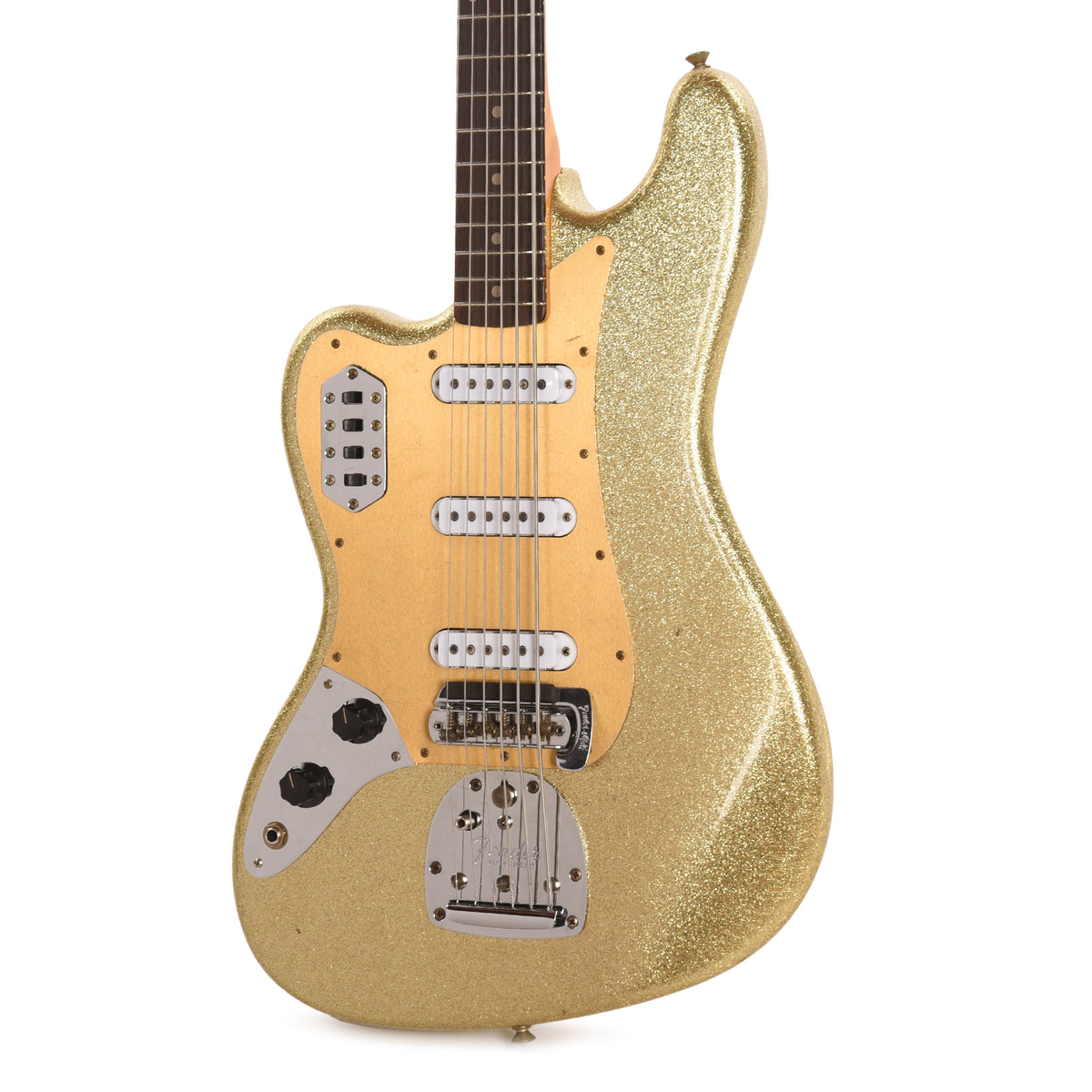 Fender Custom Shop 1962 Bass VI Journeyman Relic Aged Surf Burst Sparkle LEFTY Bass Guitars / 5-String or More