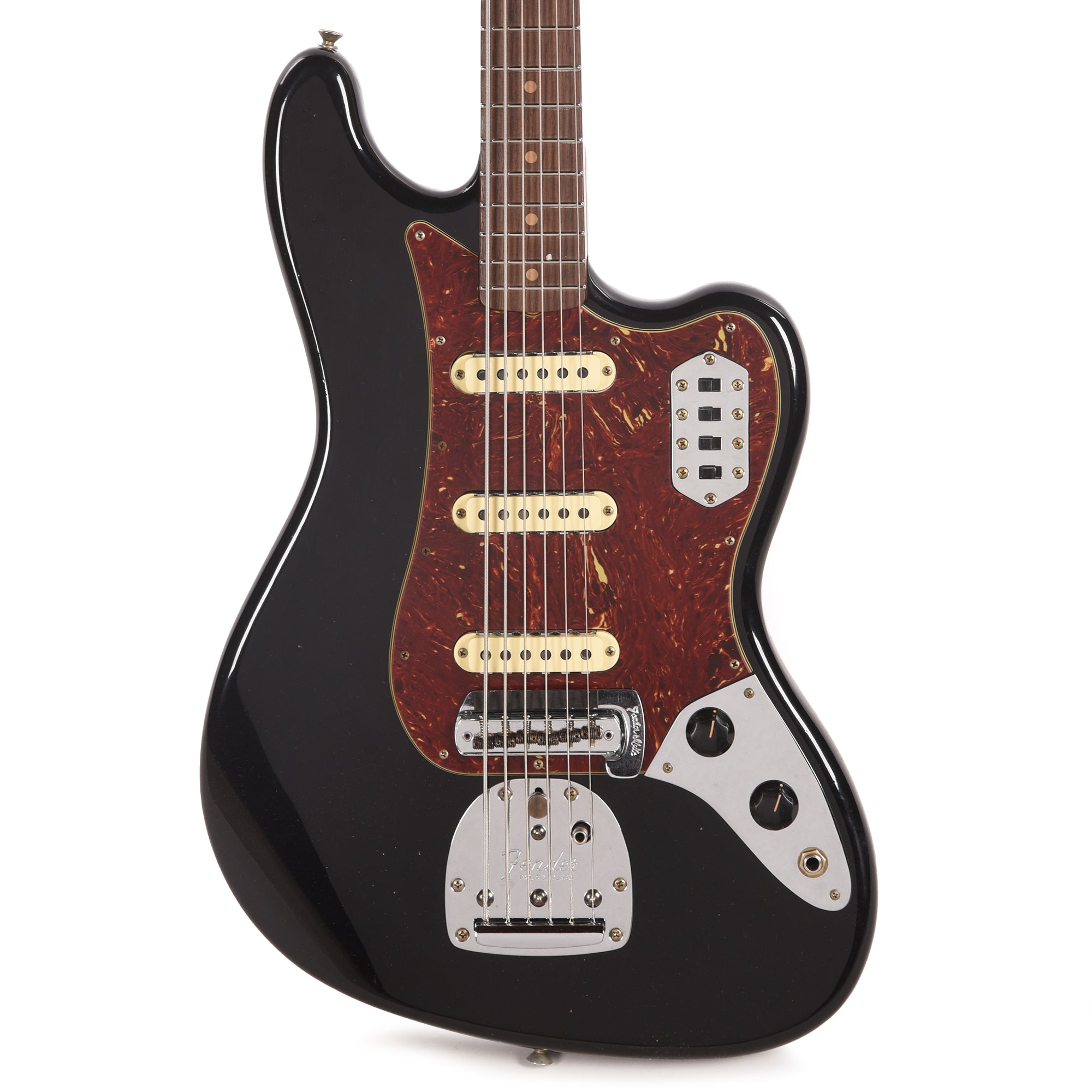 Fender Custom Shop Bass VI Journeyman Relic Aged Black Bass Guitars / 5-String or More