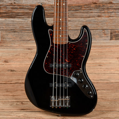 Fender Deluxe Active Jazz Bass V Black 1998 Bass Guitars / 5-String or More