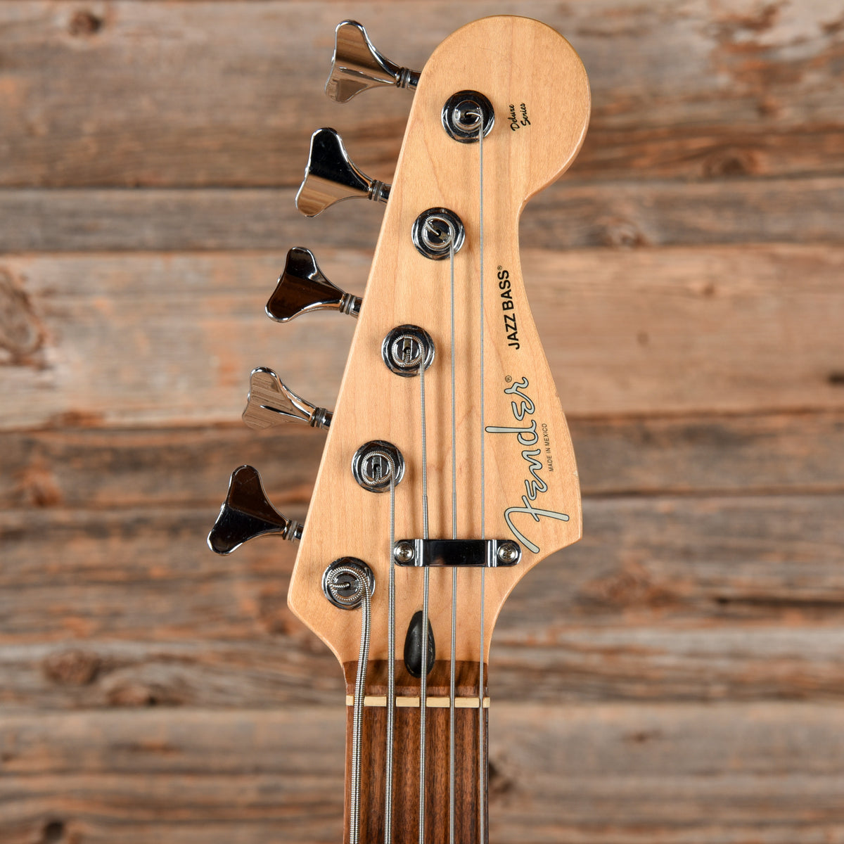 Fender Deluxe Active Jazz Bass V Black 1998 Bass Guitars / 5-String or More