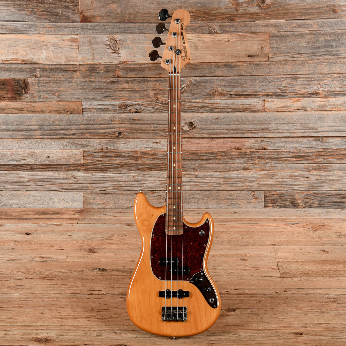 Fender Player Mustang PJ Aged Natural 2021 Bass Guitars