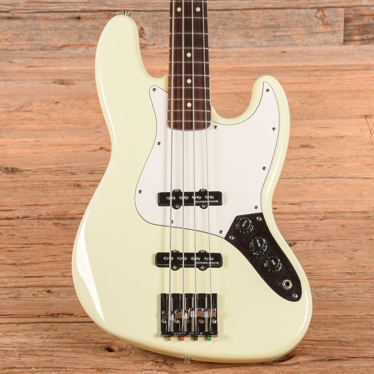 Fender Standard Jazz Bass Olympic White 1992 Bass Guitars