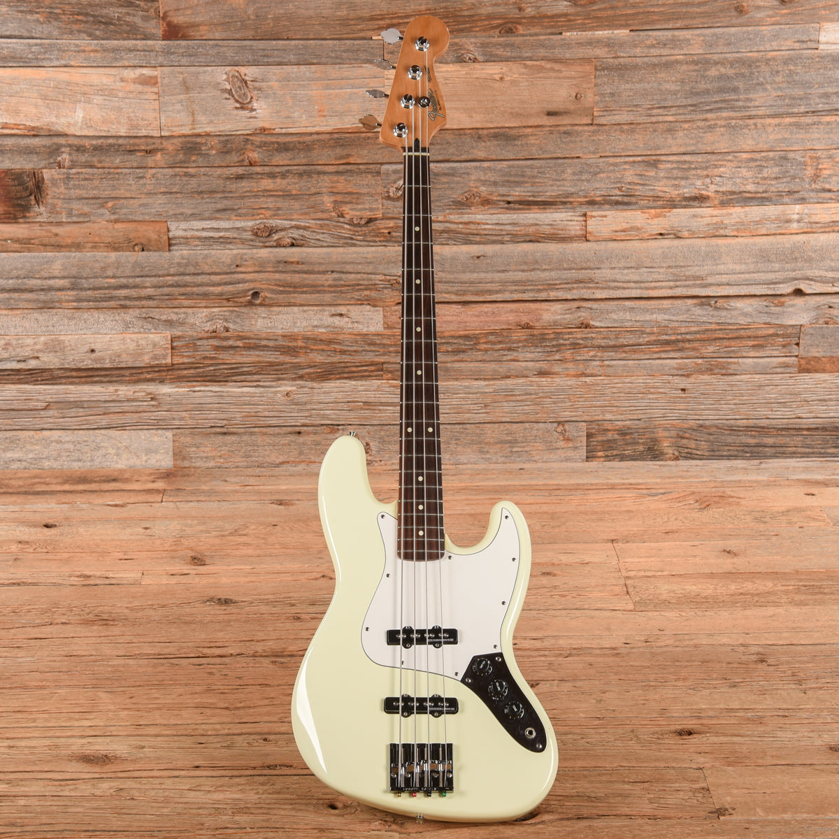 Fender Standard Jazz Bass Olympic White 1992 Bass Guitars