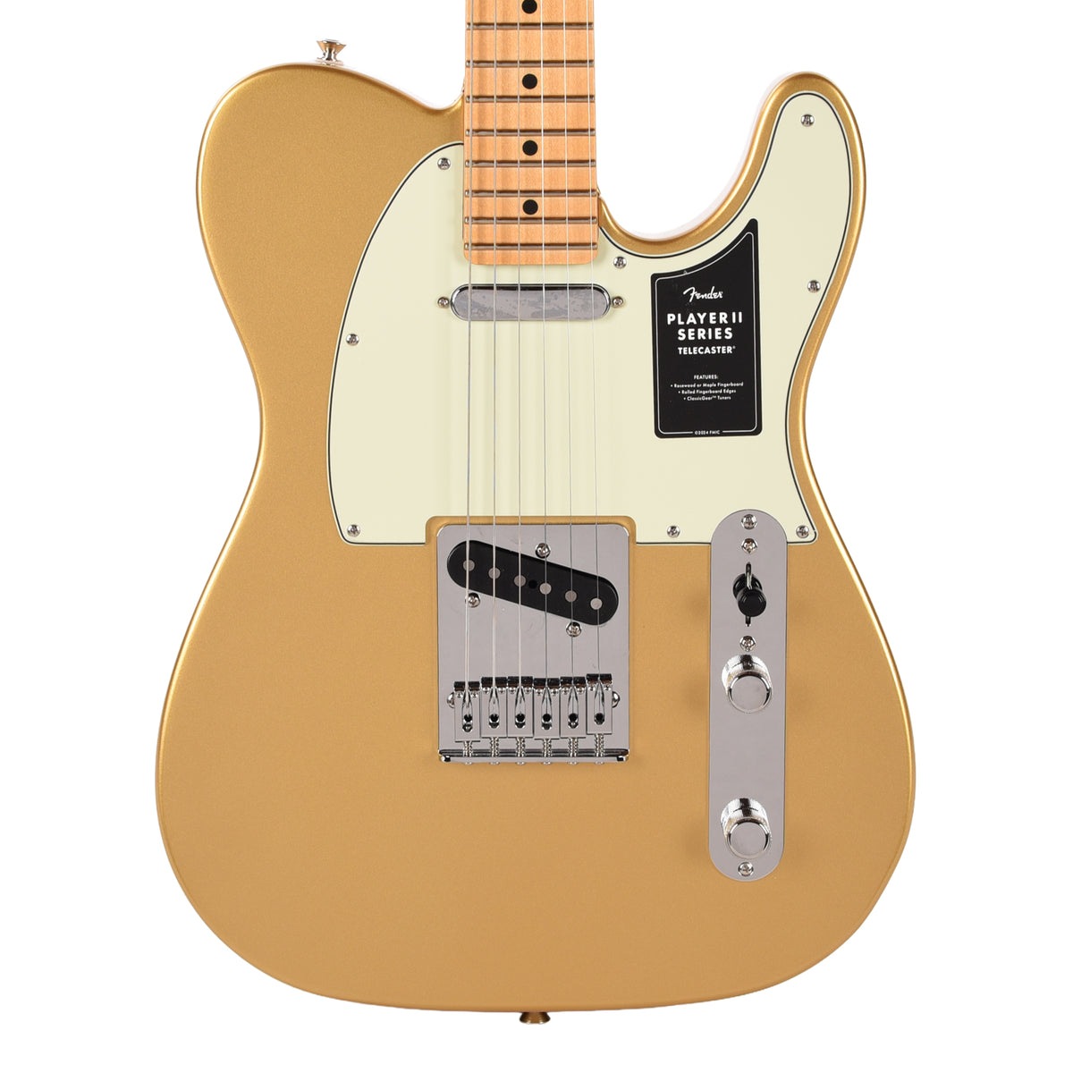 Fender 75th Anniversary Player II Telecaster Aztec Gold Electric Guitars