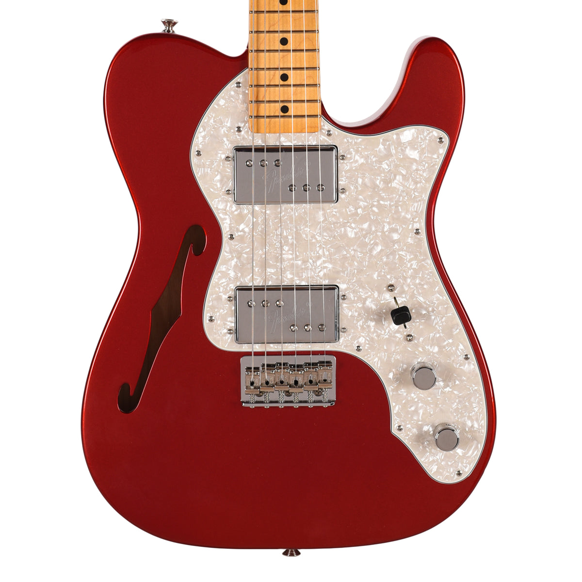 Fender American Vintage II 1972 Telecaster Thinline Candy Apple Red Electric Guitars