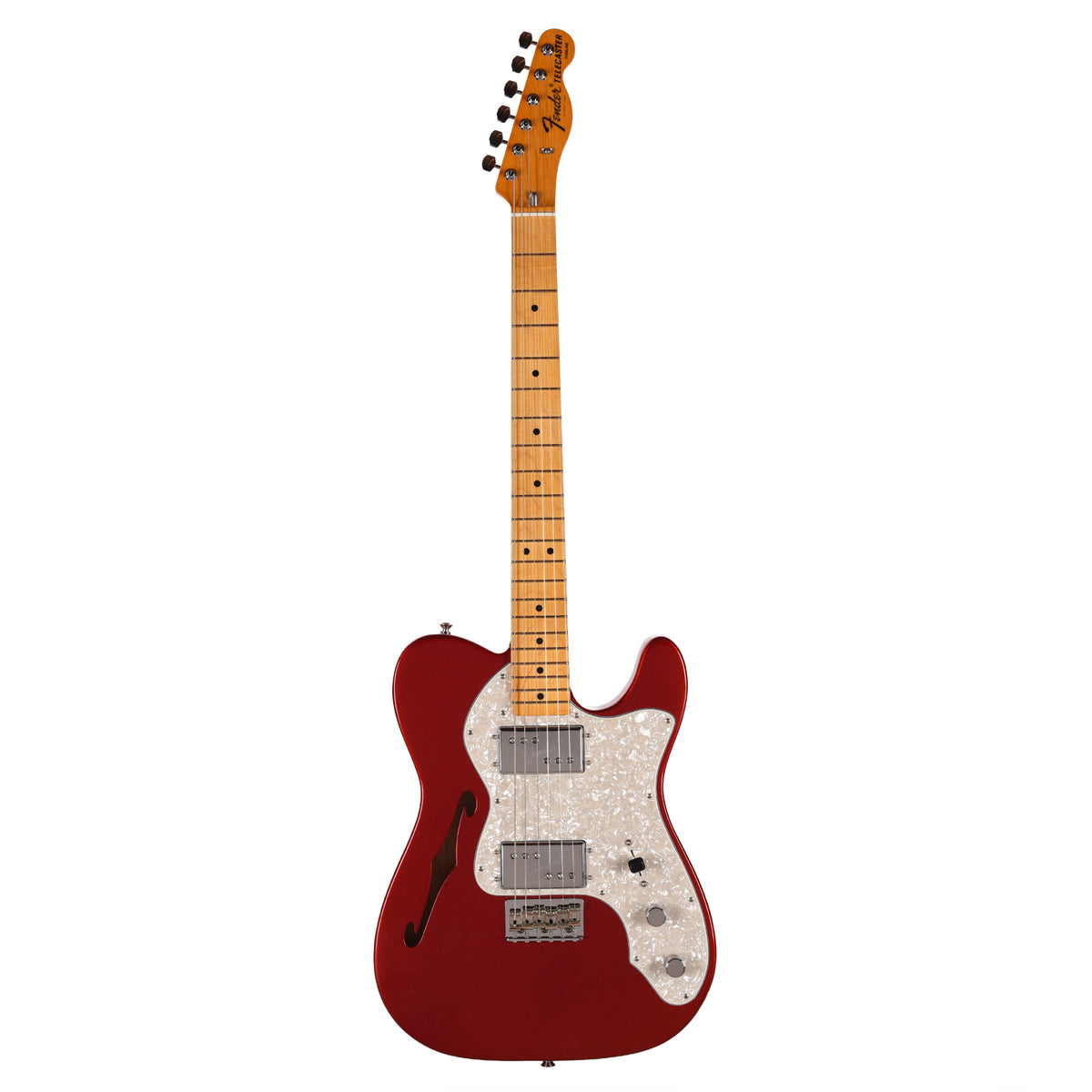 Fender American Vintage II 1972 Telecaster Thinline Candy Apple Red Electric Guitars