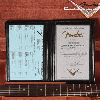 Fender Custom Shop 1962 Jazzmaster "Chicago Special" NOS Super Aged Black Electric Guitars