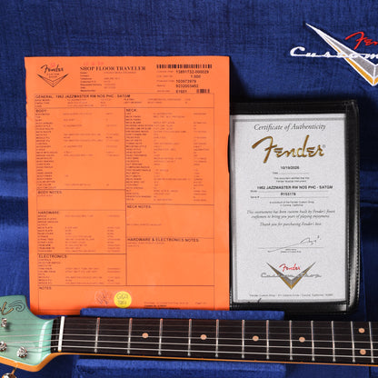 Fender Custom Shop 1962 Jazzmaster "Chicago Special" NOS Super Aged Teal Green Metallic Electric Guitars