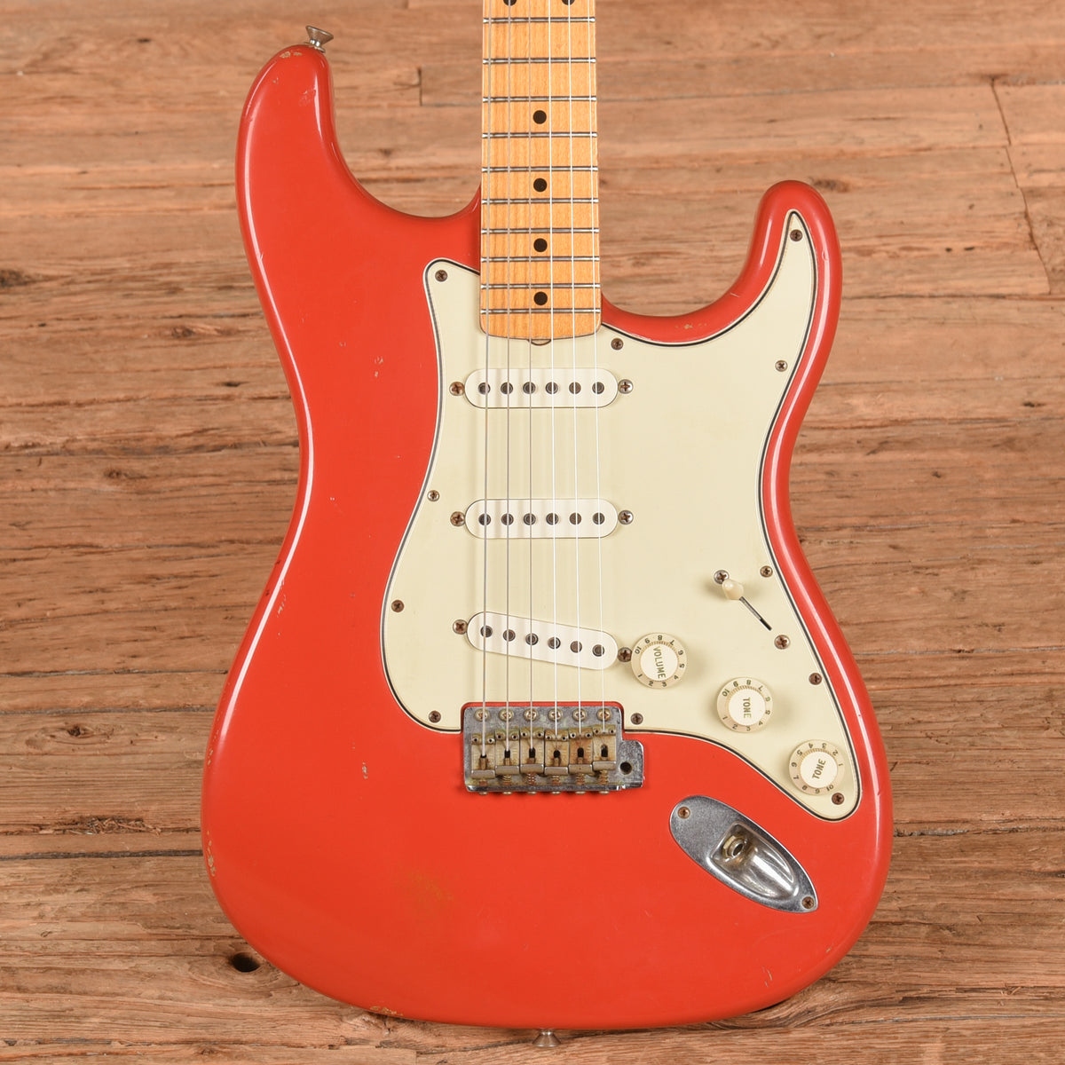 Fender Custom Shop '56 Stratocaster Relic Fiesta Red 2004 Electric Guitars