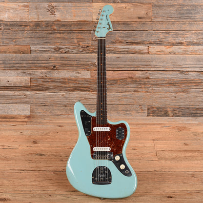 Fender Custom Shop '62 Jaguar Reissue Journeyman Relic Daphne Blue Electric Guitars