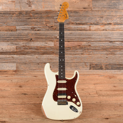 Fender Custom Shop '67 Stratocaster Heavy Relic Olympic White 2023 Electric Guitars