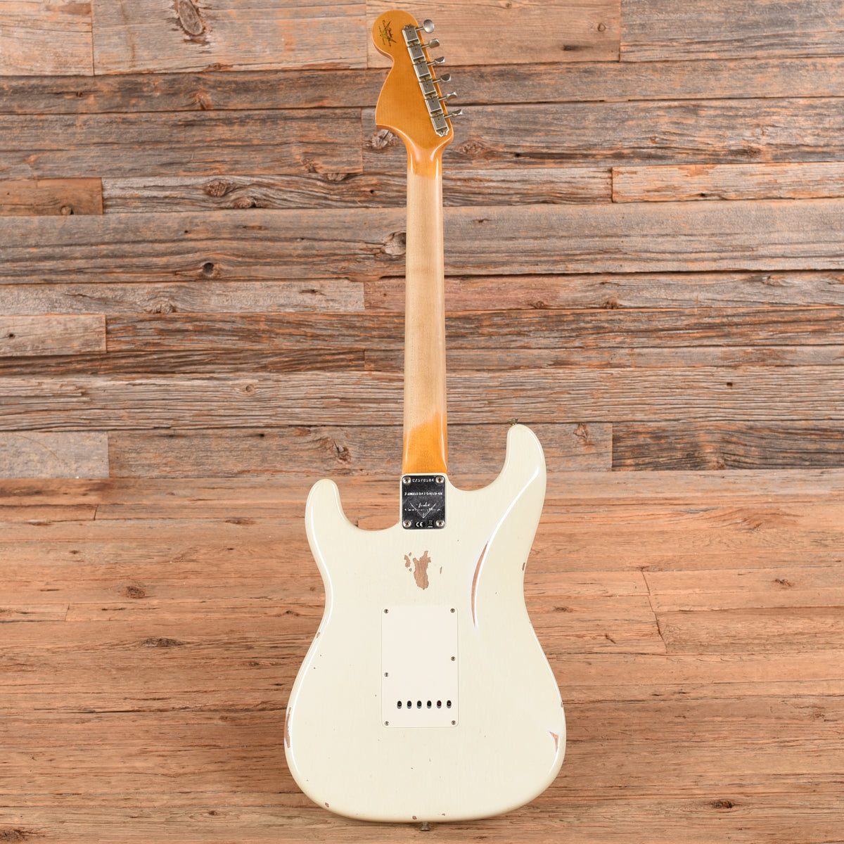 Fender Custom Shop '67 Stratocaster Heavy Relic Olympic White 2023 Electric Guitars