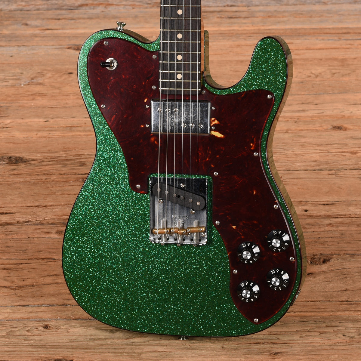Fender Custom Shop Levi Perry Masterbuilt Telecaster Deluxe Metallic Green 2022 Electric Guitars