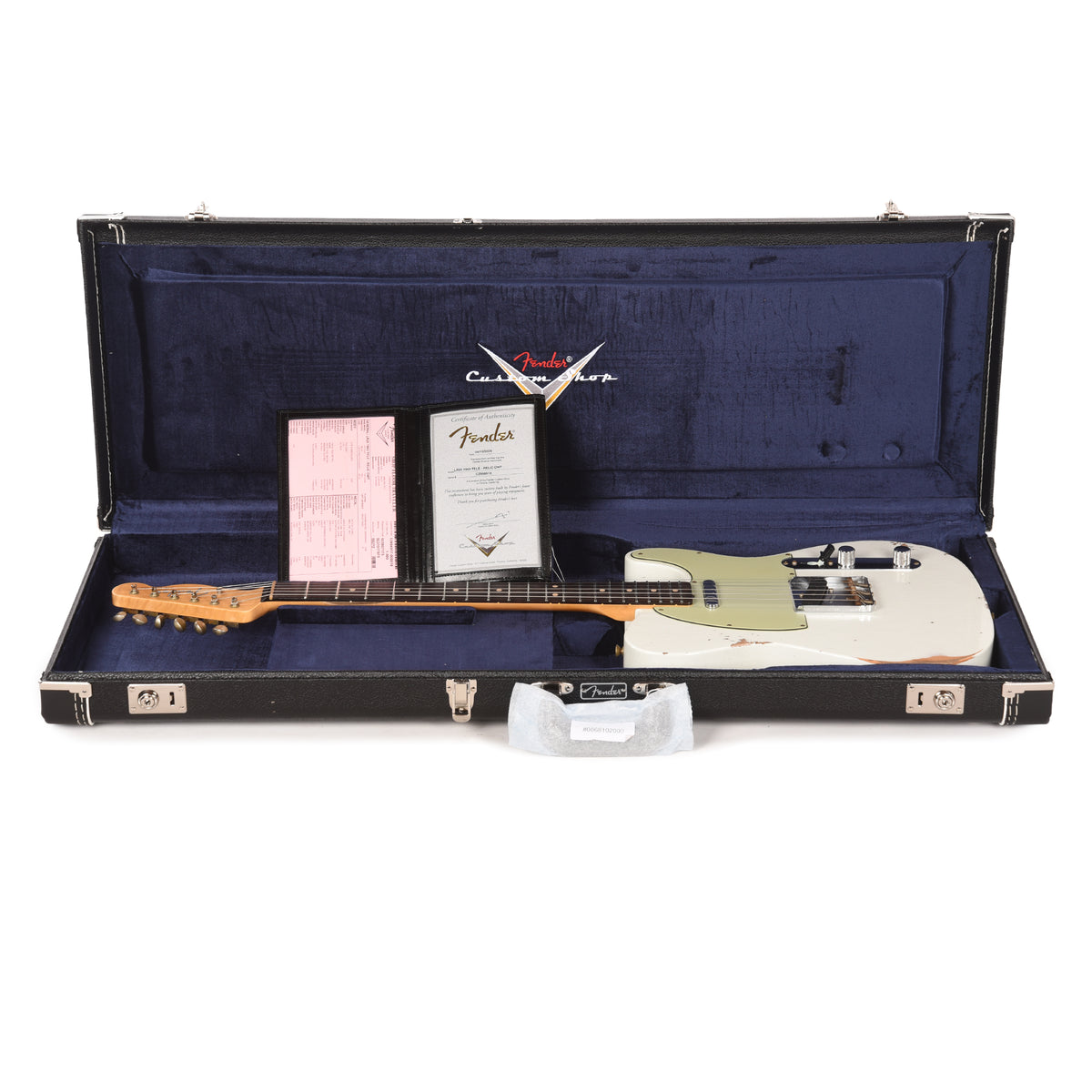 Fender Custom Shop Limited Edition 1963 Telecaster Relic Olympic White Electric Guitars