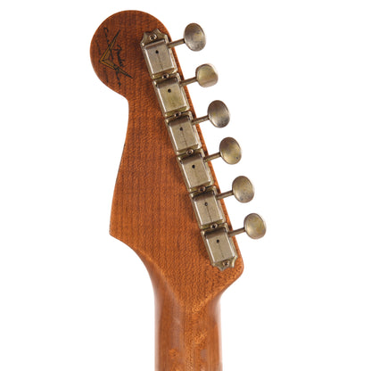 Fender Custom Shop Limited Edition '50s Dualmag II Compound Radius Stratocaster Relic Aged Nocaster Blonde Electric Guitars