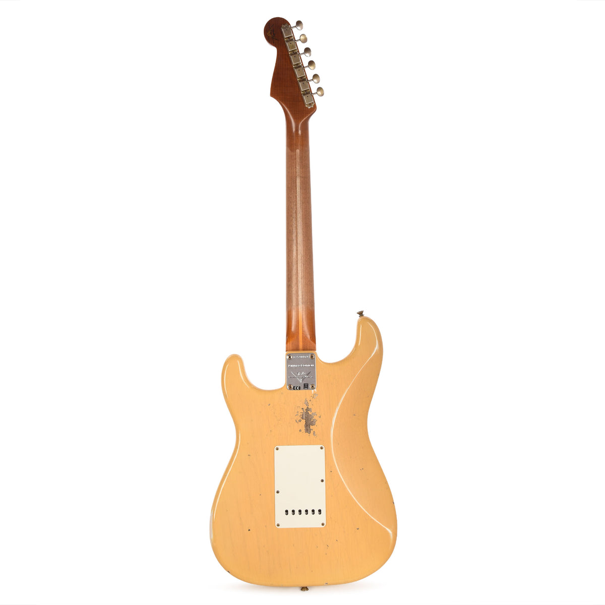 Fender Custom Shop Limited Edition '50s Dualmag II Compound Radius Stratocaster Relic Aged Nocaster Blonde Electric Guitars