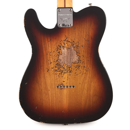 Fender Custom Shop Limited Edition '50s Thinline Telecaster Heavy Relic Antique Burst Electric Guitars