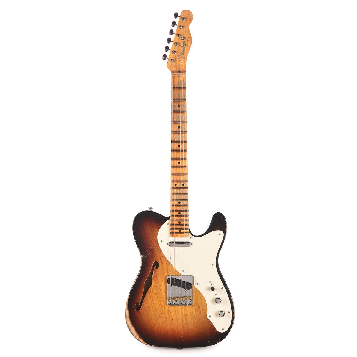 Fender Custom Shop Limited Edition '50s Thinline Telecaster Heavy Relic Antique Burst Electric Guitars