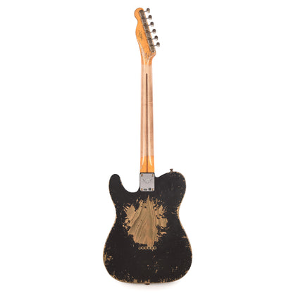 Fender Custom Shop Special Edition 1952 Telecaster Super Heavy Relic Aged Black Electric Guitars