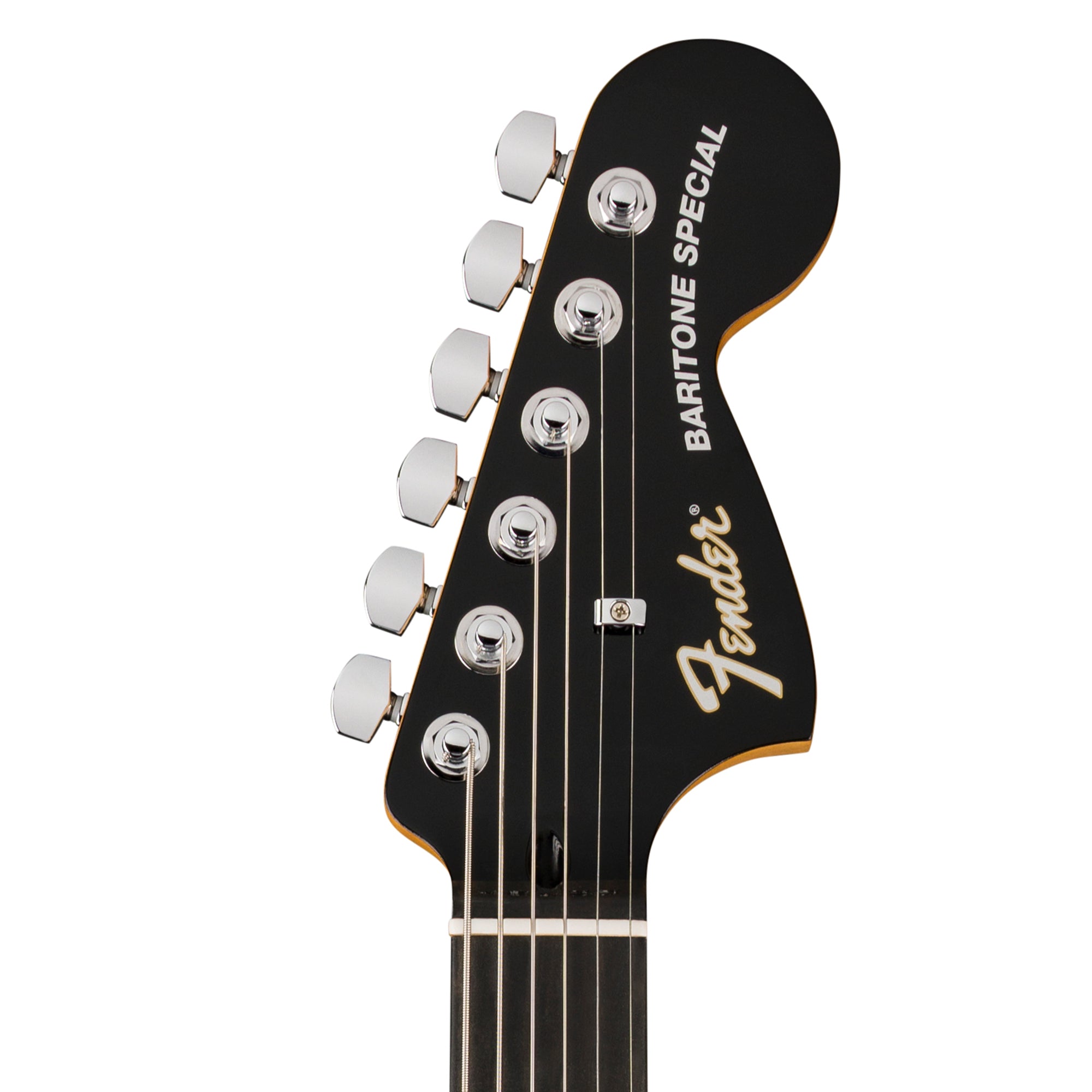 Fender Limited Edition Player Fusion Jaguar Baritone Black Electric Guitars