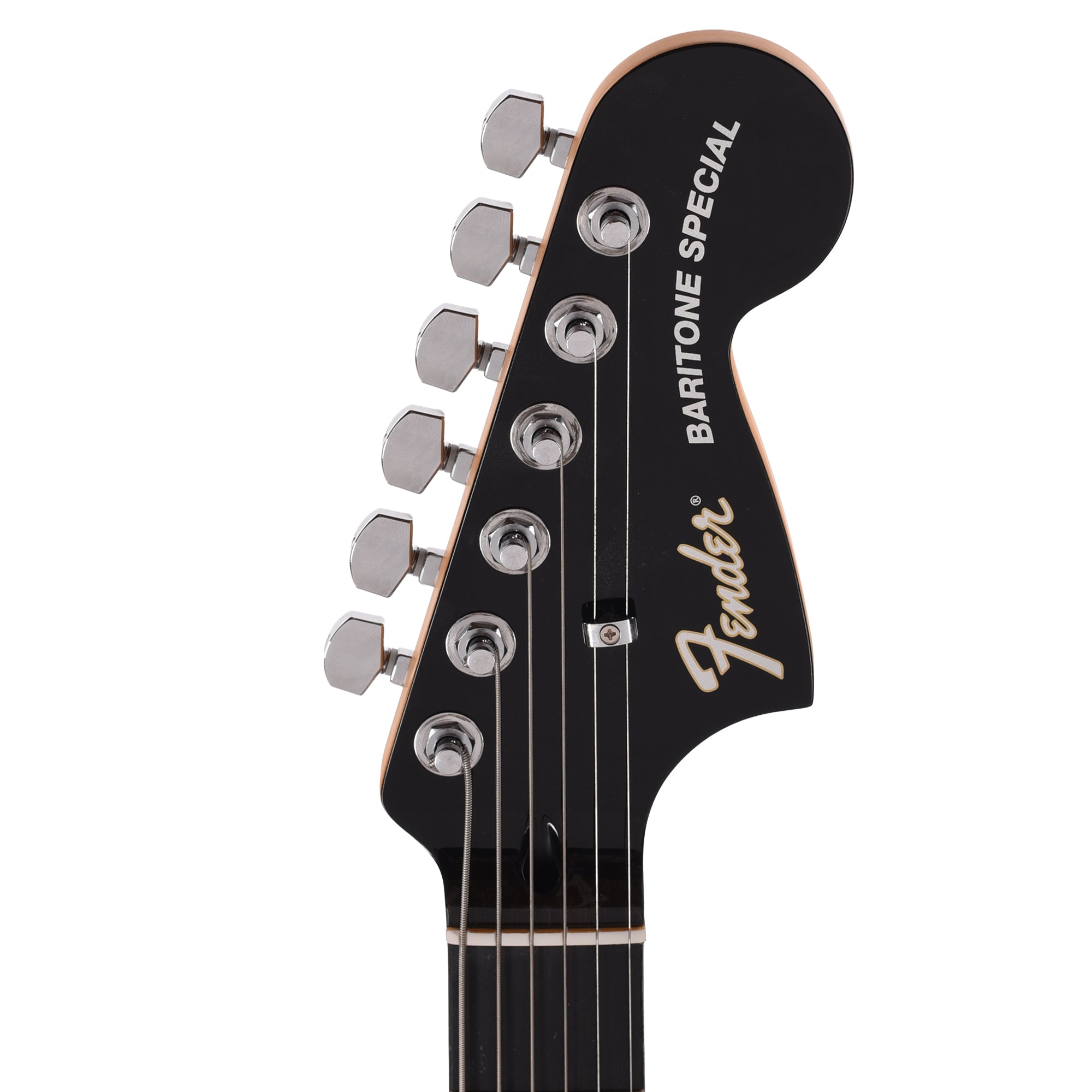 Fender Limited Edition Player Fusion Jaguar Baritone Black Electric Guitars