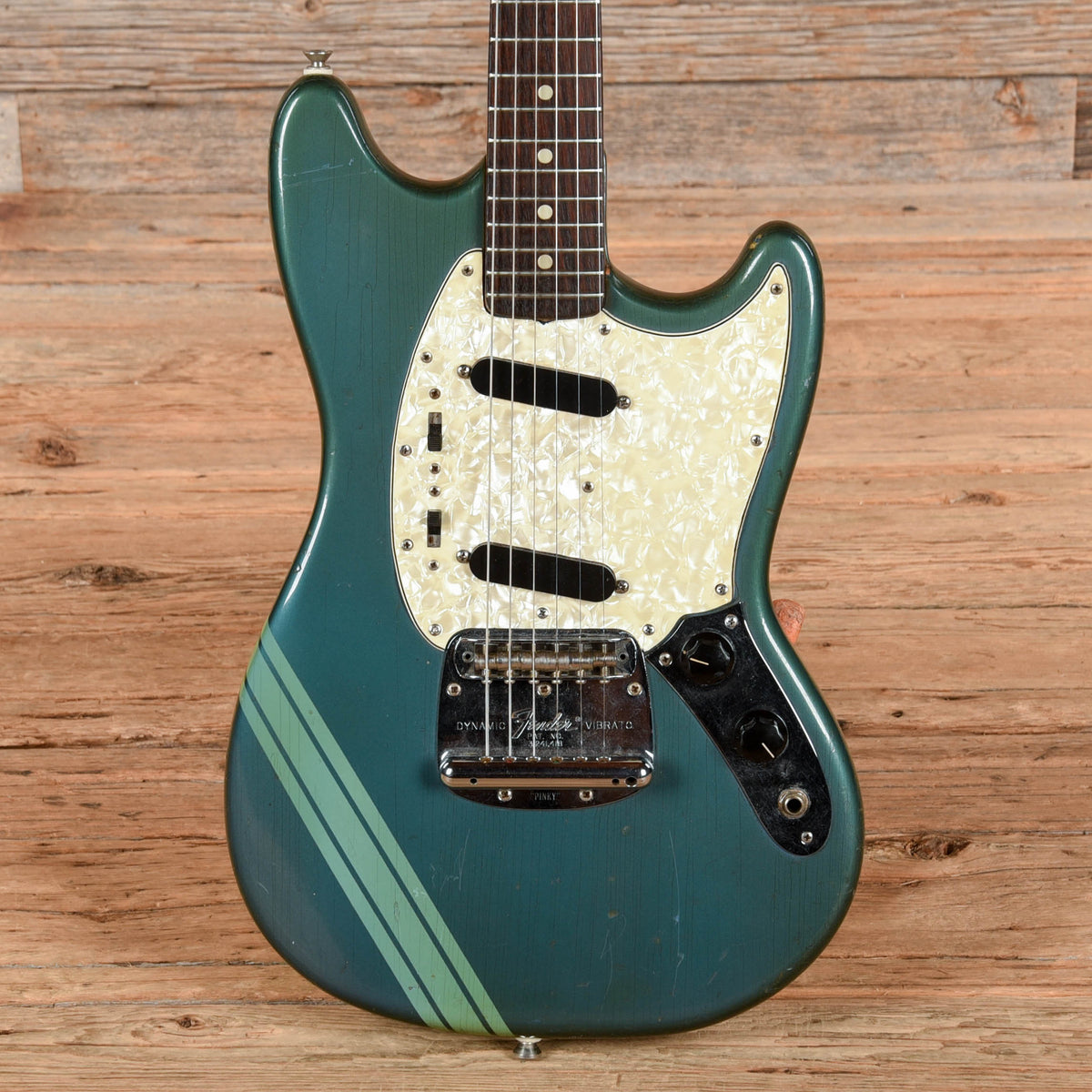 Fender Mustang Competition Burgundy 1973 Electric Guitars