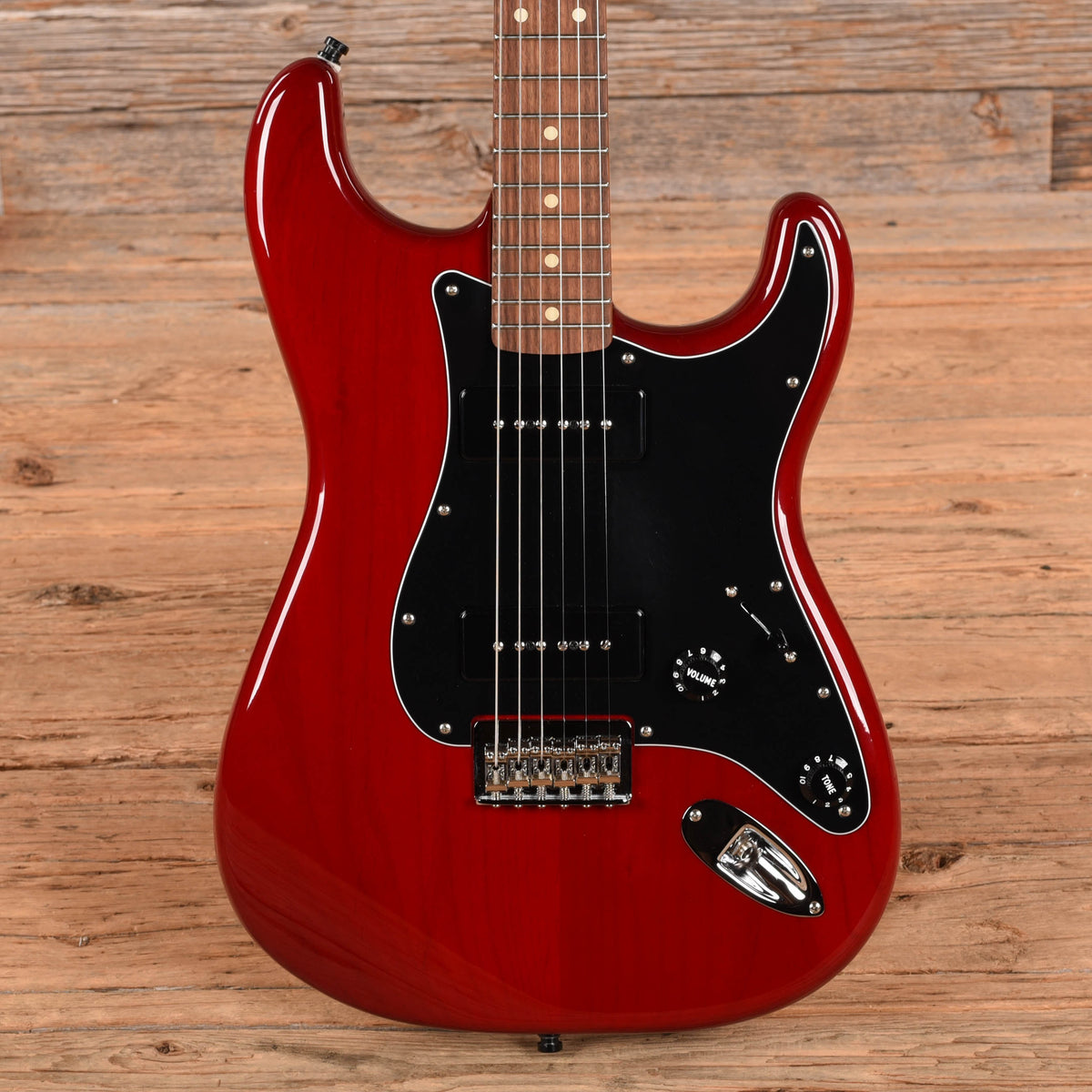 Fender Noventa Stratocaster Crimson Red Transparent 2021 Electric Guitars