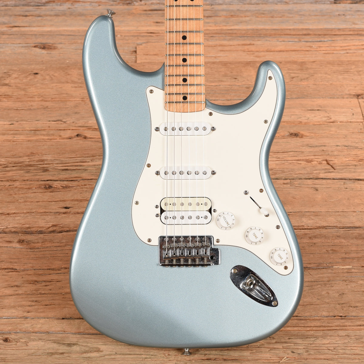 Fender Standard Stratocaster HSS Blue Agave 2001 Electric Guitars