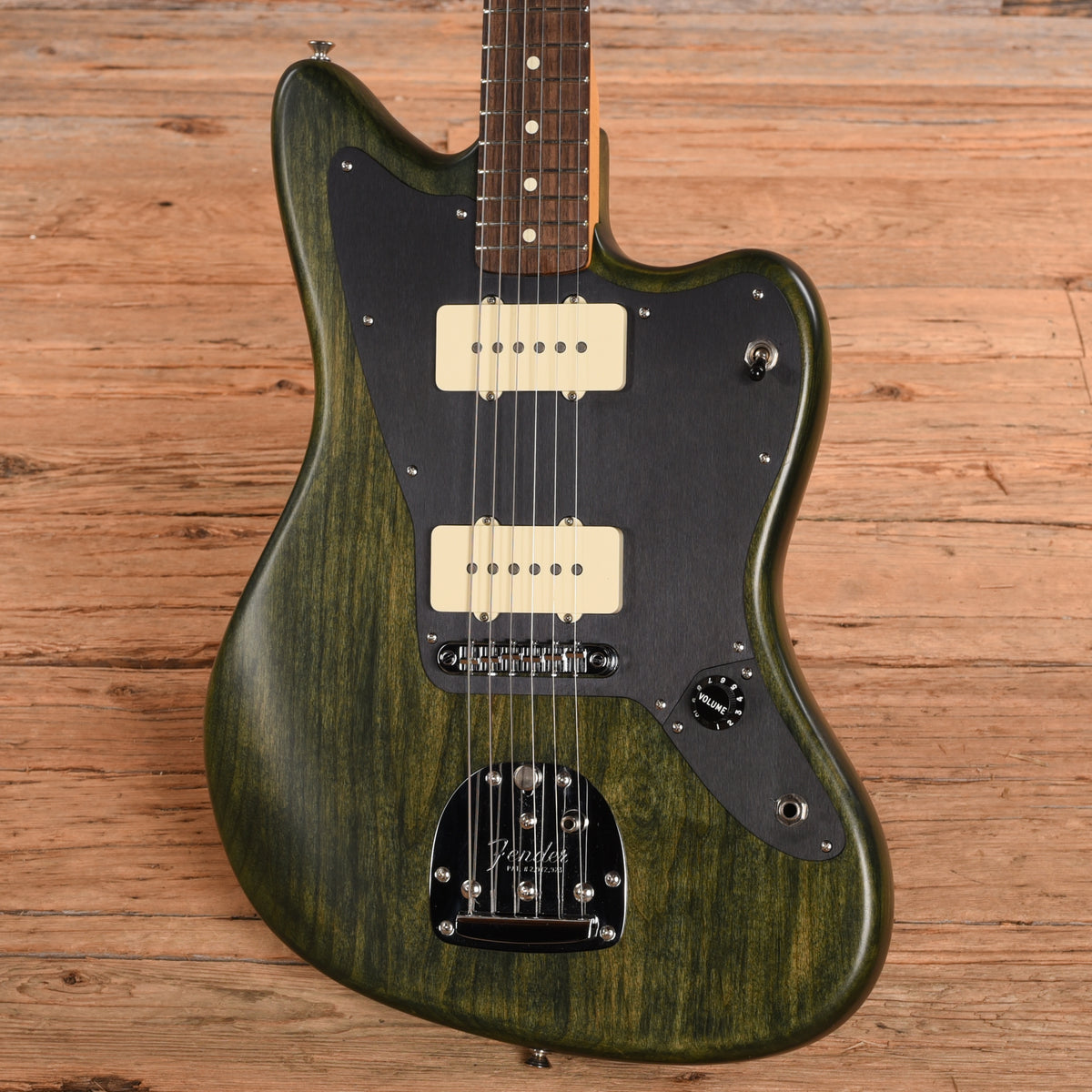 Fender Thurston Moore Artist Series Signature Jazzmaster Transparent Green 2011 Electric Guitars