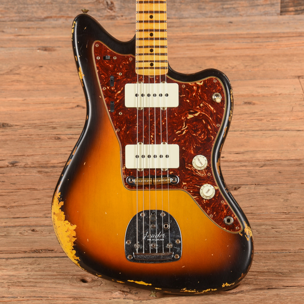 Fender WW10 '59 Reissue Jazzmaster Heavy Relic Aged 3-Color Sunburst 2022 Electric Guitars