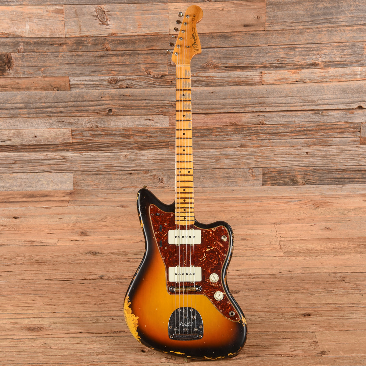 Fender WW10 '59 Reissue Jazzmaster Heavy Relic Aged 3-Color Sunburst 2022 Electric Guitars