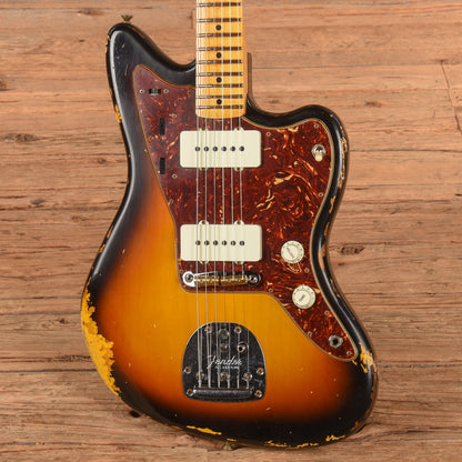 Fender WW10 '59 Reissue Jazzmaster Heavy Relic Aged 3-Color Sunburst 2022 Electric Guitars
