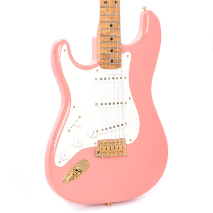 Fender Custom Shop 1955 Stratocaster "Chicago Special" LEFTY NOS Super Faded Tahitian Coral w/3A Roasted Birdseye Neck & Gold Hardware Electric Guitars / Left-Handed