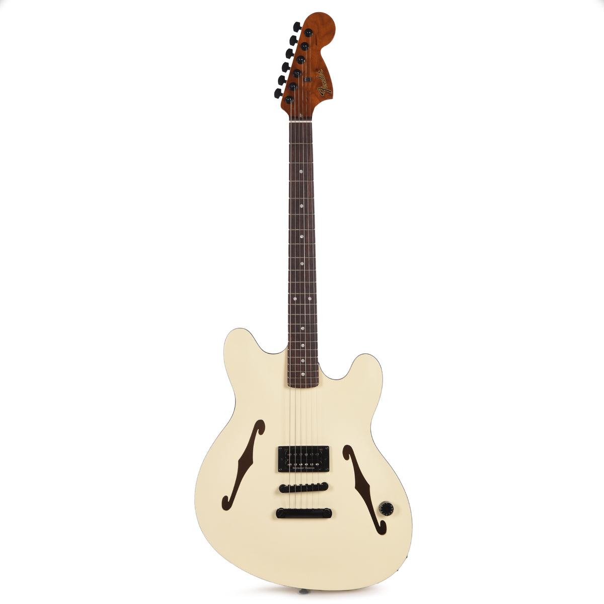 Fender Artist Tom DeLonge Starcaster Satin Olympic White Electric Guitars / Semi-Hollow