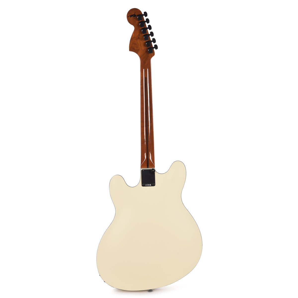 Fender Artist Tom DeLonge Starcaster Satin Olympic White Electric Guitars / Semi-Hollow