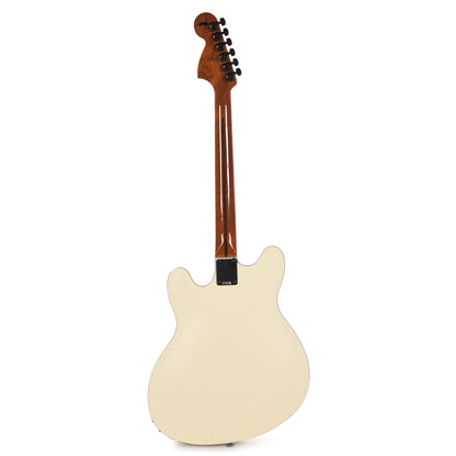 Fender Artist Tom DeLonge Starcaster Satin Olympic White Electric Guitars / Semi-Hollow
