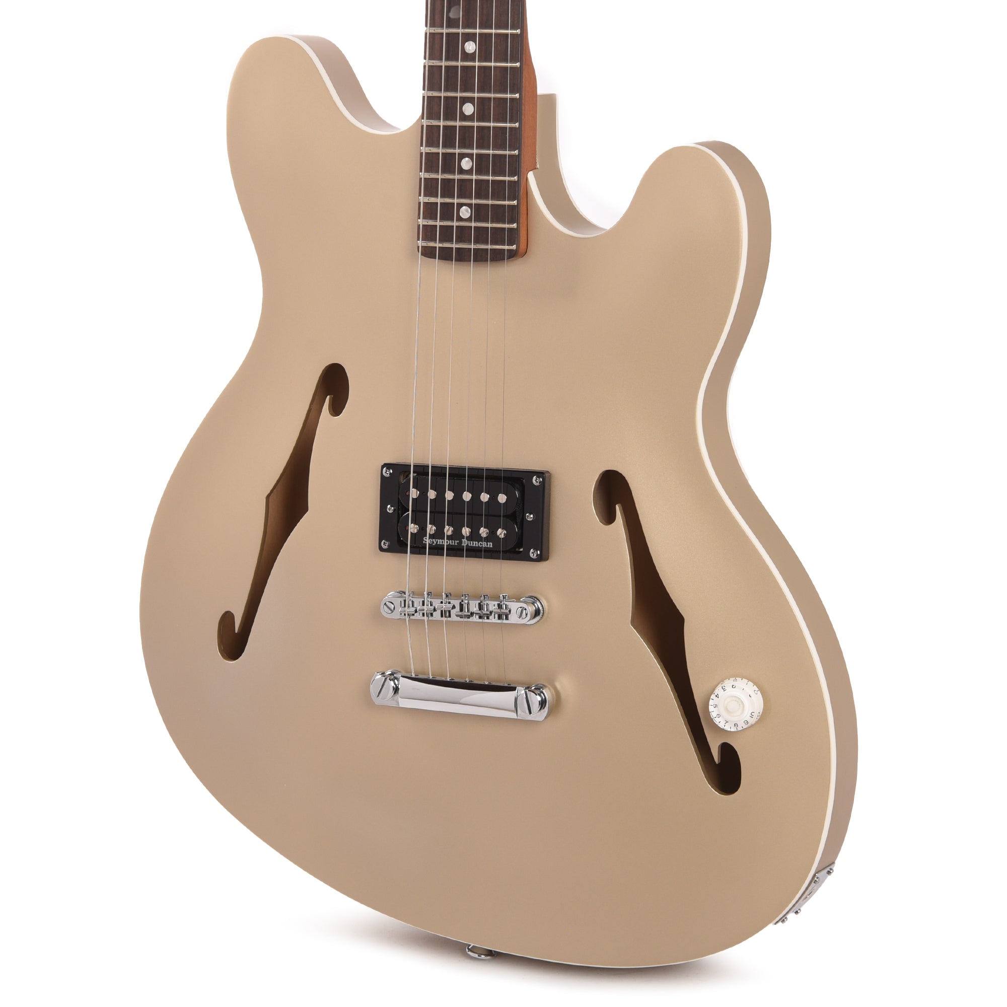 Fender Artist Tom DeLonge Starcaster Satin Shoreline Gold Electric Guitars / Semi-Hollow