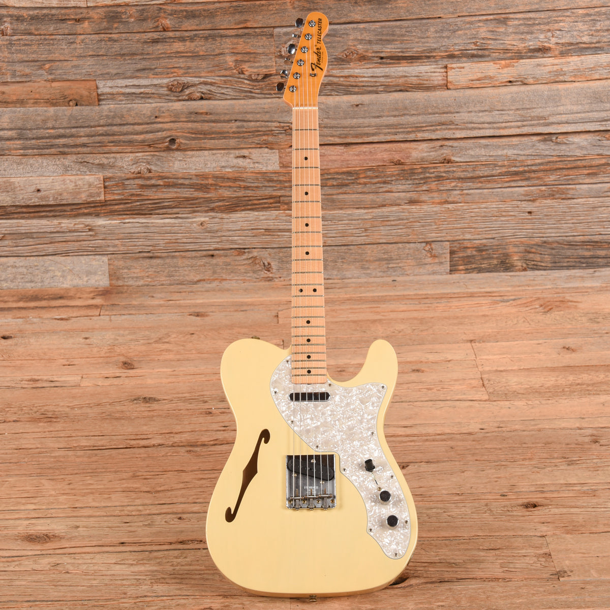 Fender Custom Shop '68 Telecaster Thinline Reissue Journeyman Relic Aged White Blonde 2024 Electric Guitars / Semi-Hollow