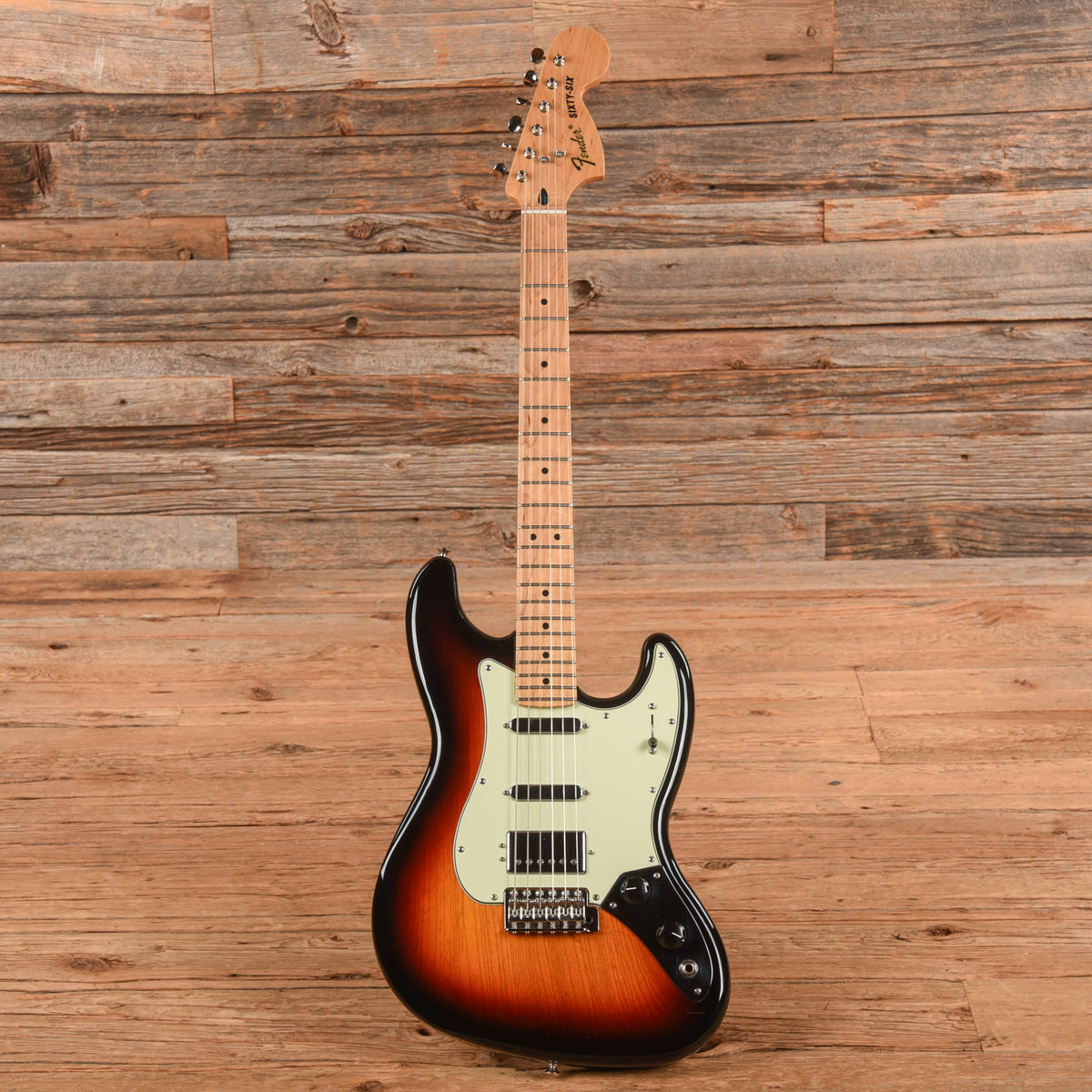 Fender Alternate Reality Sixty-Six Sunburst 2018 Electric Guitars / Solid Body