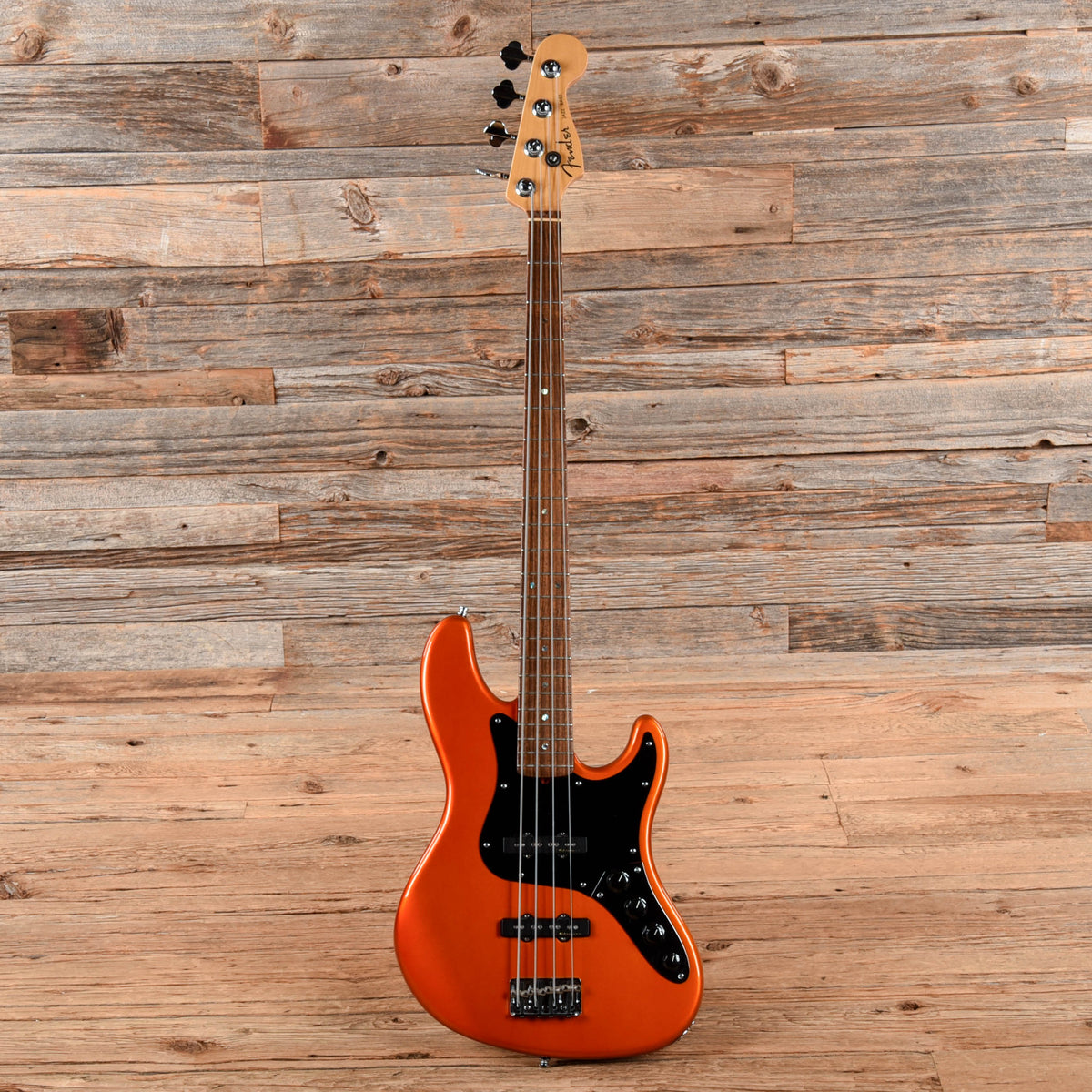 Fender American Deluxe Jazz Bass Candy Tangerine 2002 Electric Guitars / Solid Body