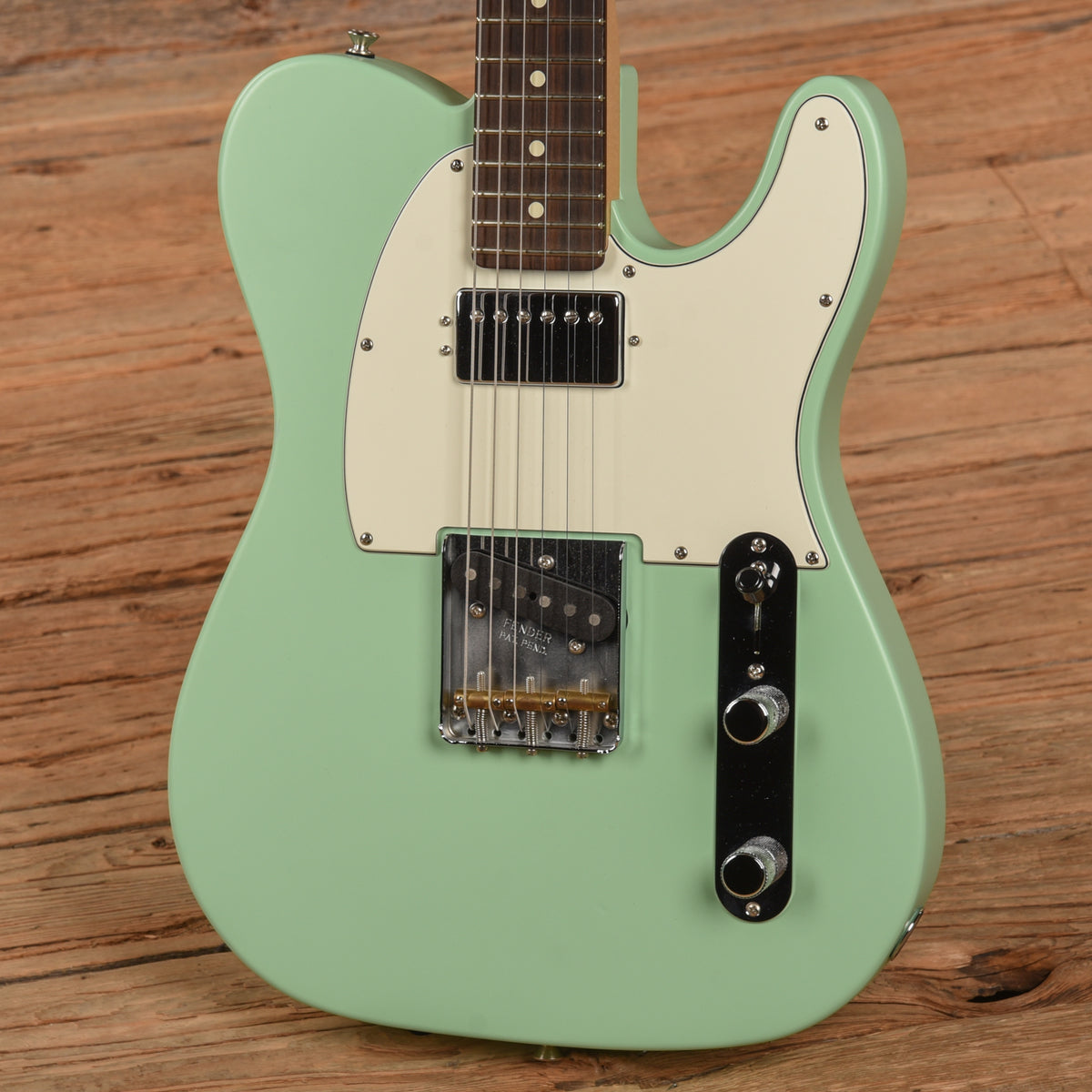 Fender American Performer Telecaster Hum Satin Surf Green 2022 Electric Guitars / Solid Body