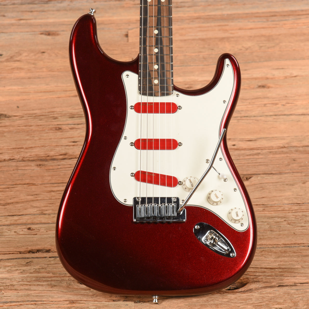 Fender American Professional Stratocaster Neck w/American Standard Body Candy Cola Electric Guitars / Solid Body